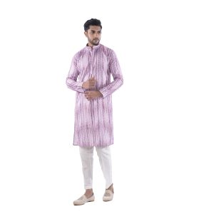 Pink Sequin Kurta for Men | Wedding & Party Outfit by The Royal Ethnix