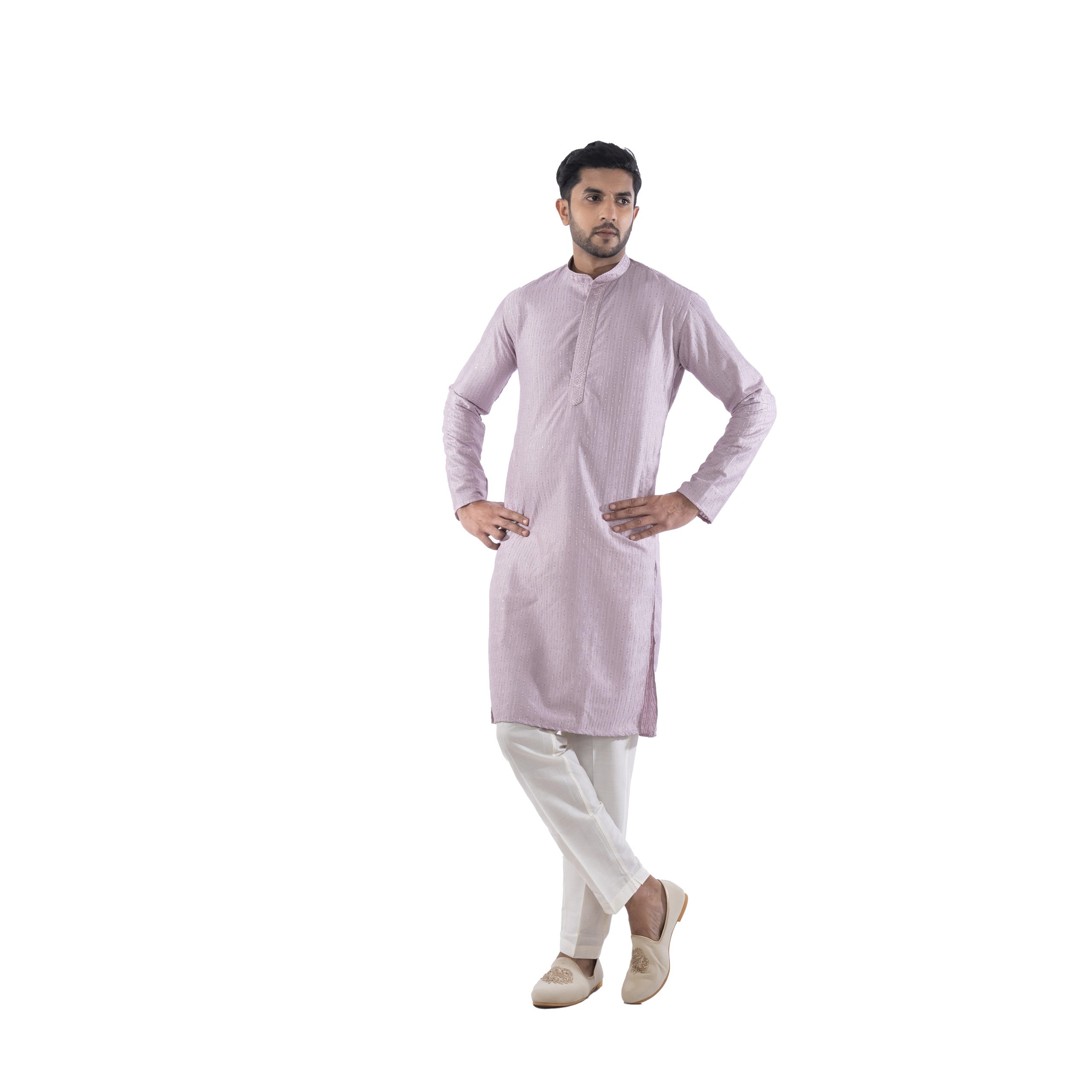 Handcrafted Lavender Kurta: The Perfect Choice for Special Occasions by The Royal Ethnix